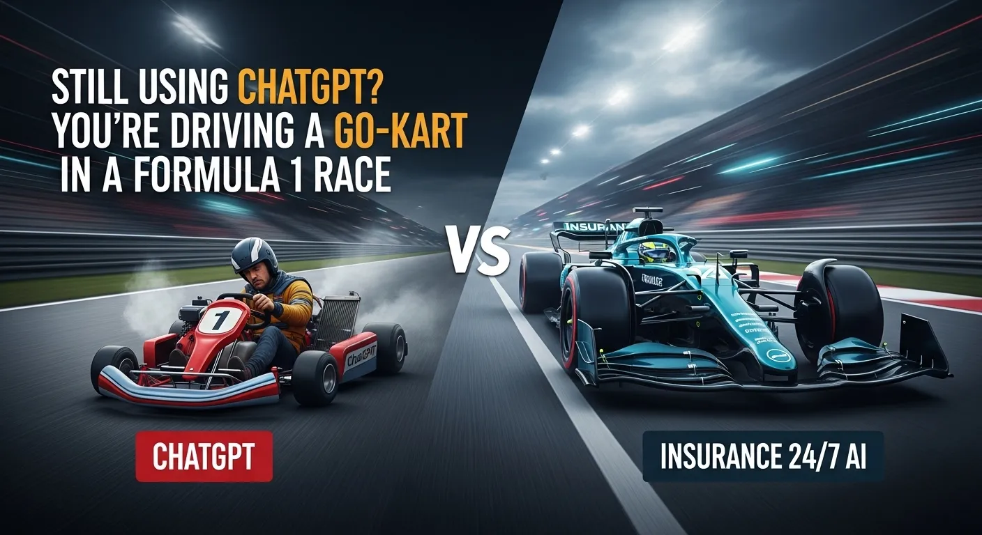 ChatGPT vs Insurance 24/7 AI comparison